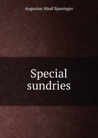 Special sundries
