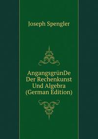 AngangsgrunDe Der Rechenkunst Und Algebra (German Edition)