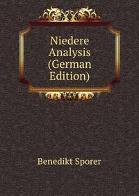 Niedere Analysis (German Edition)