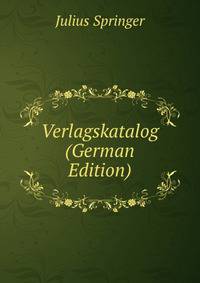 Verlagskatalog (German Edition)