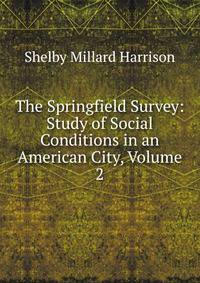 The Springfield Survey: Study of Social Conditions in an American City, Volume 2