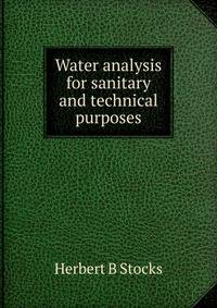 Water analysis for sanitary and technical purposes
