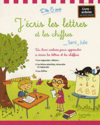 Sami et Julie J'ecris les lettres et les chiffres (+ stylo + eponge)