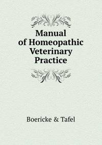 Manual of Homeopathic Veterinary Practice