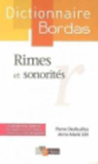 BORDAS Dict Rimes et sonorites Grand