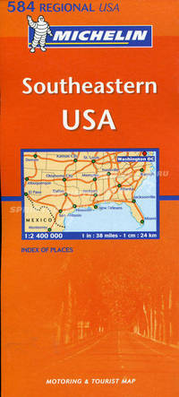 Southeastern USA (масштаб: 1 см = 24 км). Выпуск 584