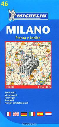 Milano. Pianta e Indice (масштаб: 1 см = 130 м). Выпуск 46