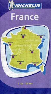 France (масштаб: 1 см = 10 км)