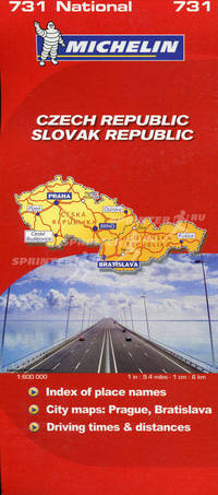 Czech Republic, Slovak Republic (масштаб: 1 см = 6 км). Выпуск 731