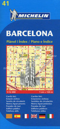 Barcelona. Plano e Indice. Выпуск 41. 1 см : 120 м