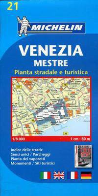 Venezia Mestre. Pianta stradale e turistica (масштаб: 1 см = 80 м). Выпуск 21