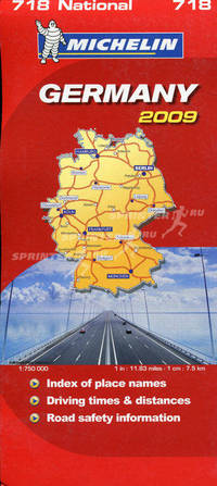 Germany 2009 (масштаб: 1 см = 7,5 км). Выпуск 718