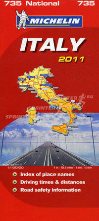 Italy 2011 (Италия 2011) карта.