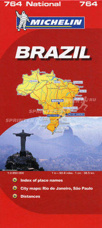 Brazil (Бразилия) карта.