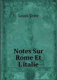 Notes Sur Rome Et L'italie