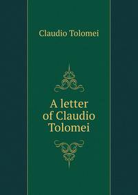 A letter of Claudio Tolomei