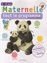 Maternelle, tout le programme, moyenne section : 4-5 Ans
