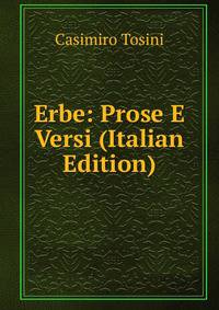 Erbe: Prose E Versi (Italian Edition)