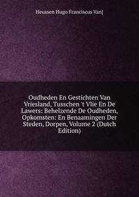 Oudheden En Gestichten Van Vriesland, Tusschen 't Vlie En De Lawers: Behelzende De Oudheden, Opkomsten: En Benaamingen Der Steden, Dorpen, Volume 2 (Dutch Edition)