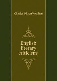 English literary criticism;