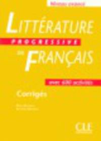 Litterature Progressif Du Francais Avance Corriges