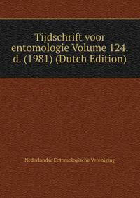 Tijdschrift voor entomologie Volume 124.d. (1981) (Dutch Edition)