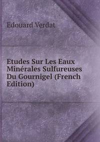 Etudes Sur Les Eaux Minerales Sulfureuses Du Gournigel (French Edition)