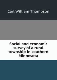 Social and economic survey of a rural township in southern Minnesota