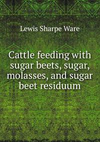 Cattle feeding with sugar beets, sugar, molasses, and sugar beet residuum