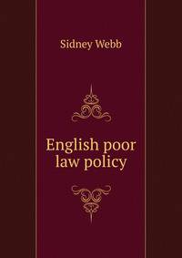 English poor law policy