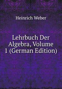 Lehrbuch Der Algebra, Volume 1 (German Edition)