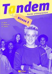 Tandem niveau 3 guide pedagogique
