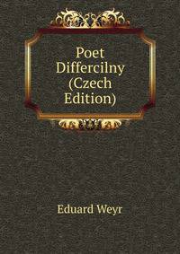 Poet Differcilny (Czech Edition)
