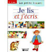 Je Lis Et J'Ecris 3-4 Ans Cahier