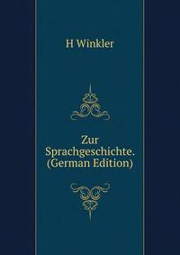 Zur Sprachgeschichte. (German Edition)