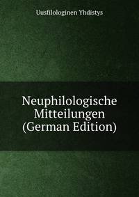 Neuphilologische Mitteilungen (German Edition)