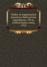 Tables of organization (based on field service regulations, 1914), United States Army, 1914