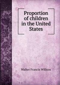 Proportion of children in the United States