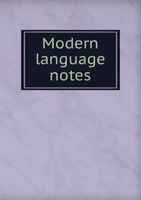 Modern language notes