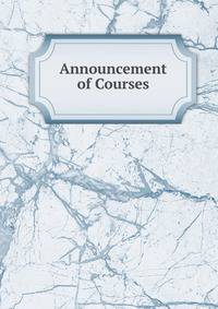 Announcement of Courses