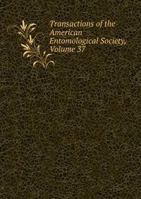 Transactions of the American Entomological Society, Volume 37