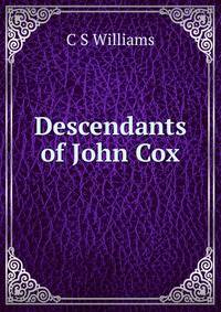 Descendants of John Cox