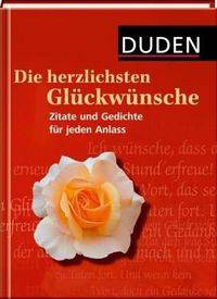Duden Die herzlichsten Glueckwuensche