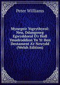 Mynegeir Ysgrythyrol: Neu, Ddangoseg Egwyddorol O'r Holl Ymadroddion Yn Yr Hen Destament A'r Newydd (Welsh Edition)