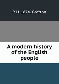 A modern history of the English people