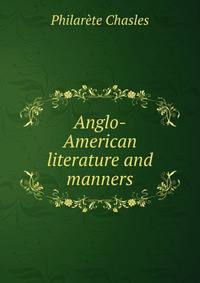Anglo-American literature and manners