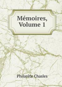 Memoires, Volume 1