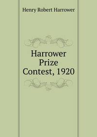 Harrower Prize Contest, 1920