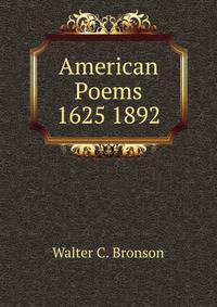 American Poems 1625 1892