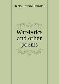 War-lyrics and other poems